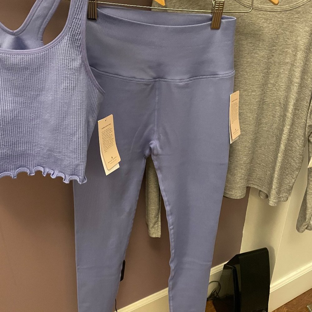 Spiritual Gangster Purple Leggings